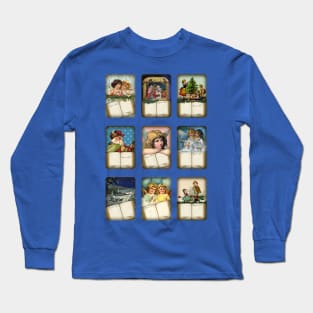 Christmas Santa Gift Cards Long Sleeve T-Shirt